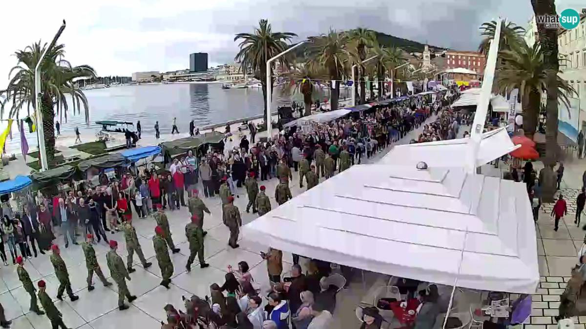 Split Riva of Croatian Revival webcam split, cam Split