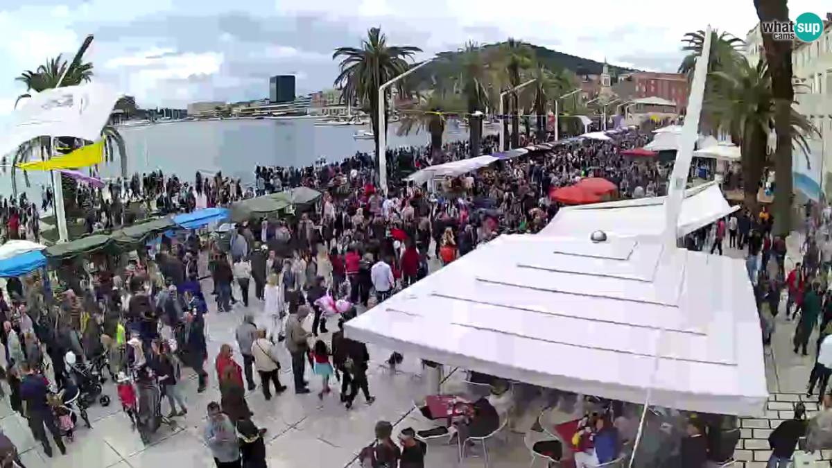 Split Riva of Croatian Revival webcam split, cam Split