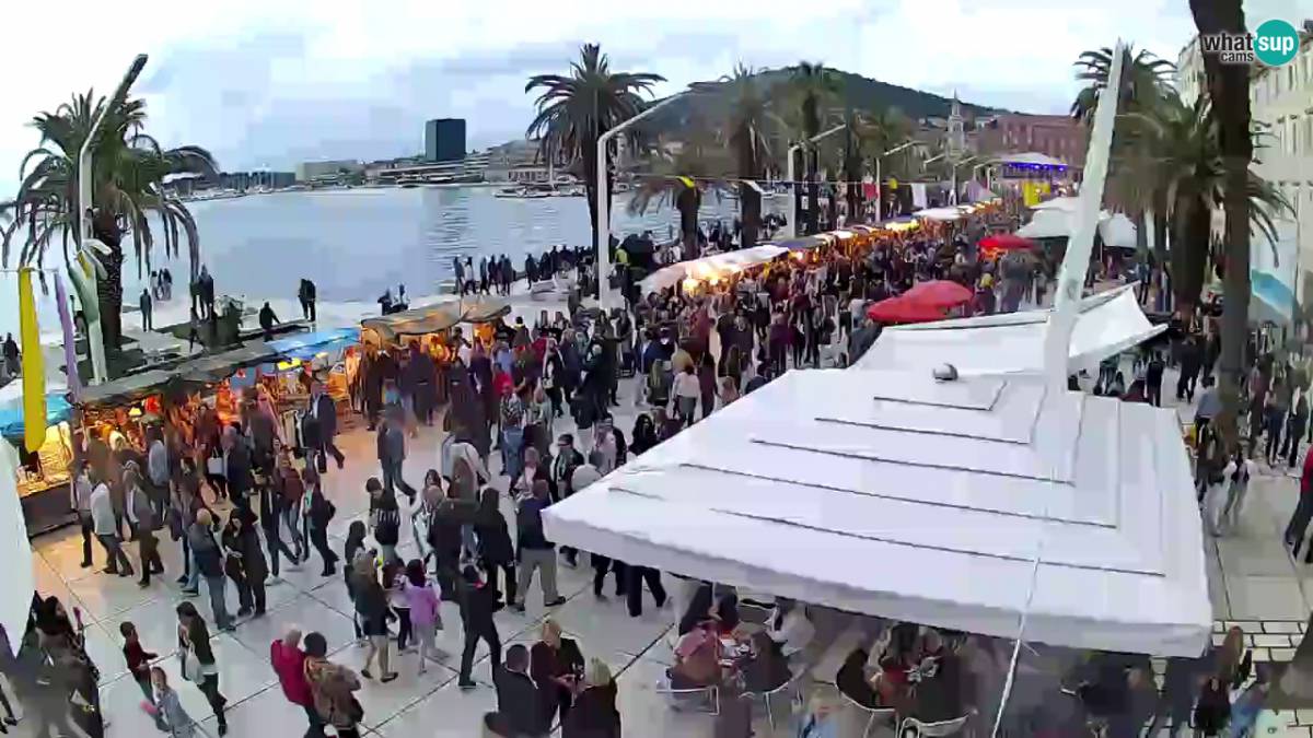 Split Riva of Croatian Revival webcam split, cam Split