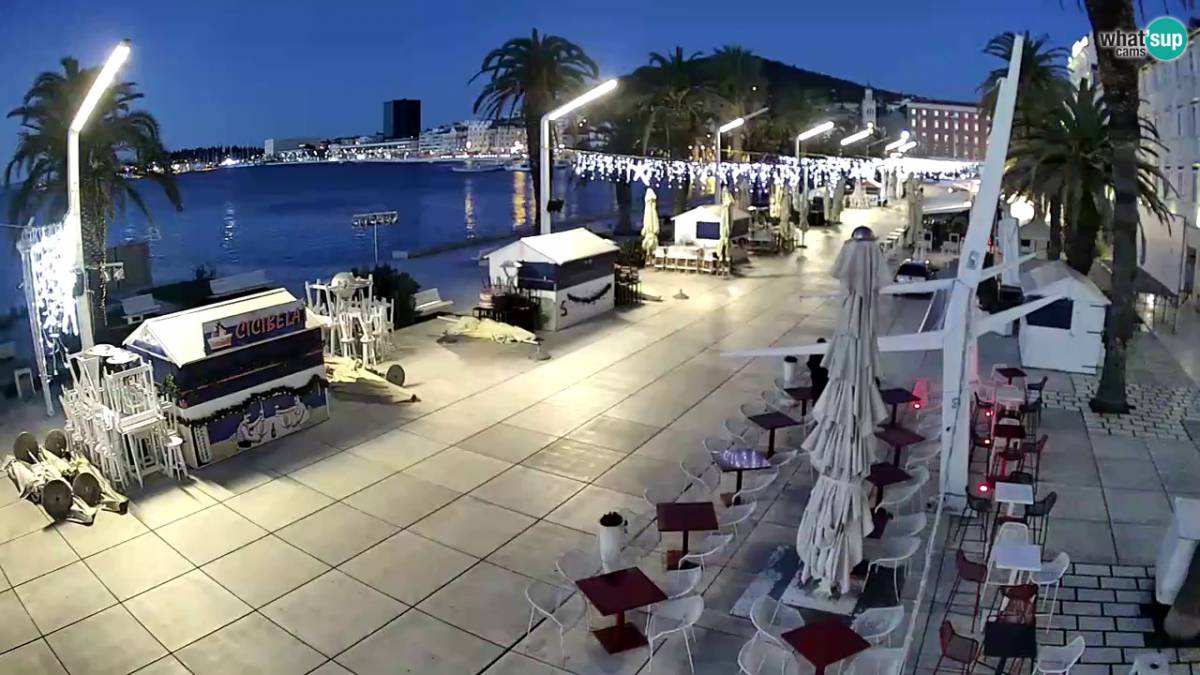 Split Riva of Croatian Revival webcam split, cam Split