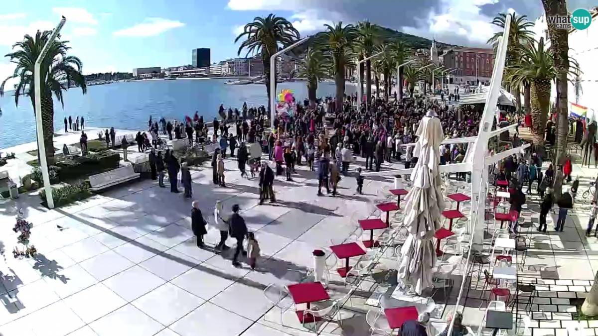 Split Riva of Croatian Revival webcam split, cam Split