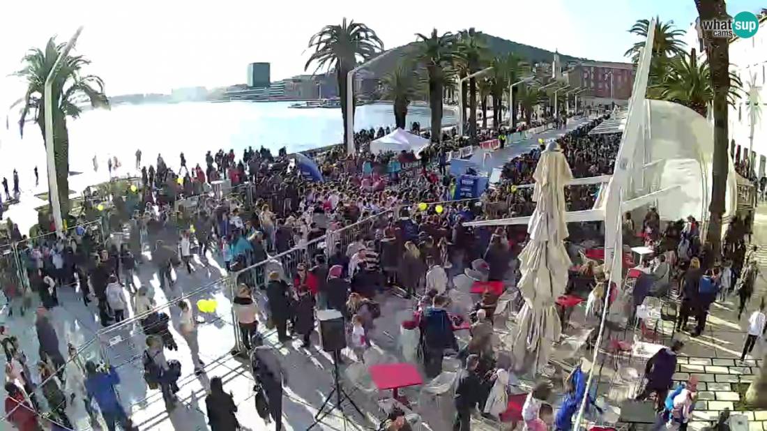 Split Riva of Croatian Revival webcam split, cam Split
