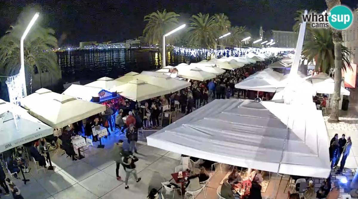 Split Riva of Croatian Revival webcam split, cam Split