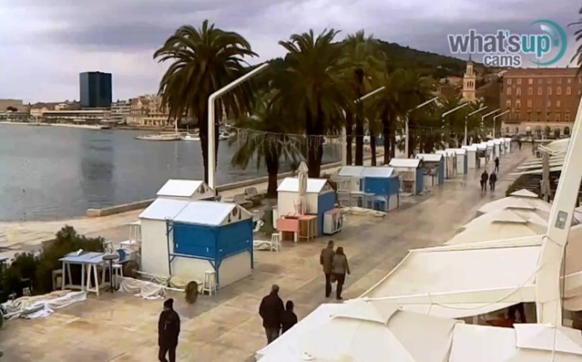 Split Riva of Croatian Revival webcam split, cam Split