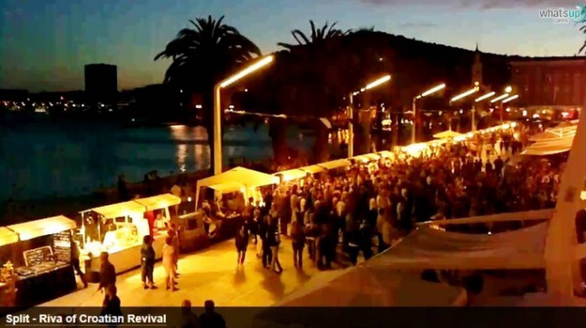 Split Riva of Croatian Revival webcam split, cam Split