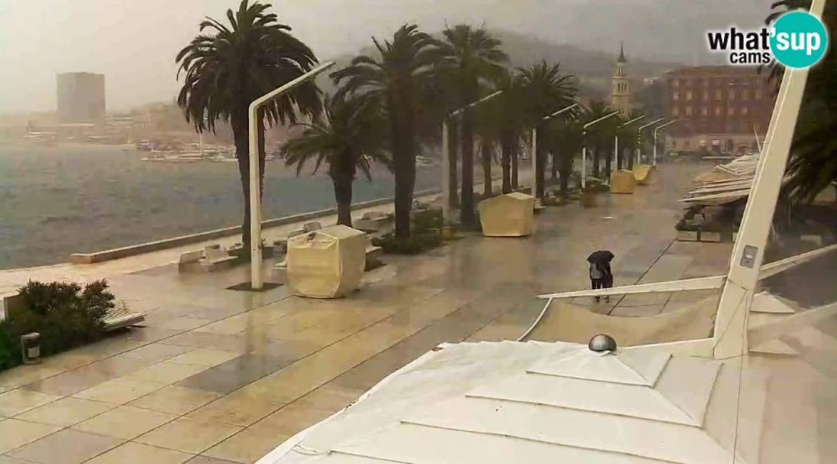 Split Riva of Croatian Revival webcam split, cam Split