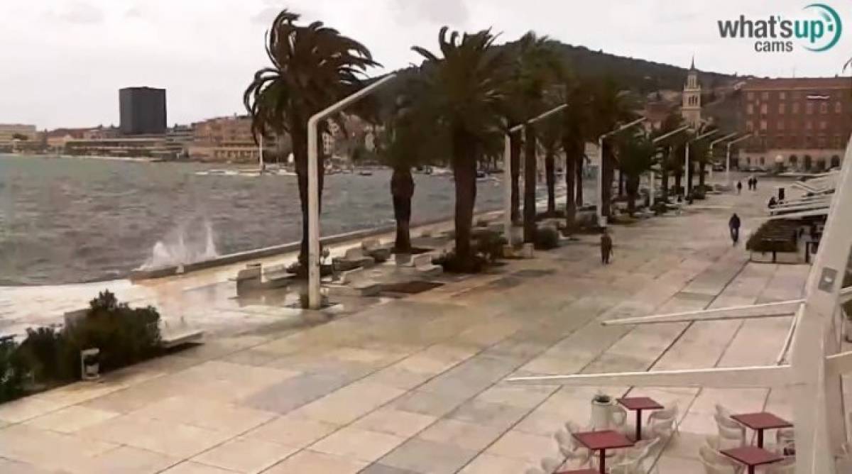 Split Riva of Croatian Revival webcam split, cam Split