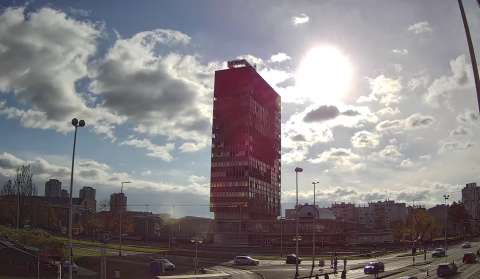 Vjesnikov neboder uživo