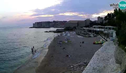 Dubrovnik - Banje beach, view towards Cavtat