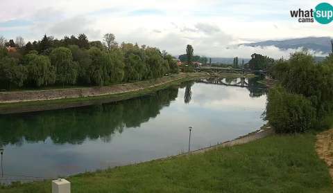 Trilj view of the river Cetina